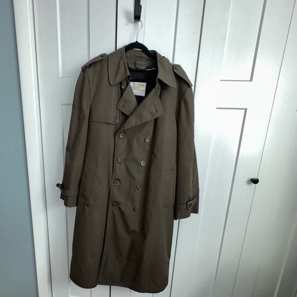 London Fog Other - London fog double breasted khaki green trench with belt-42s